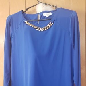 Royal blue 3/4 shirt